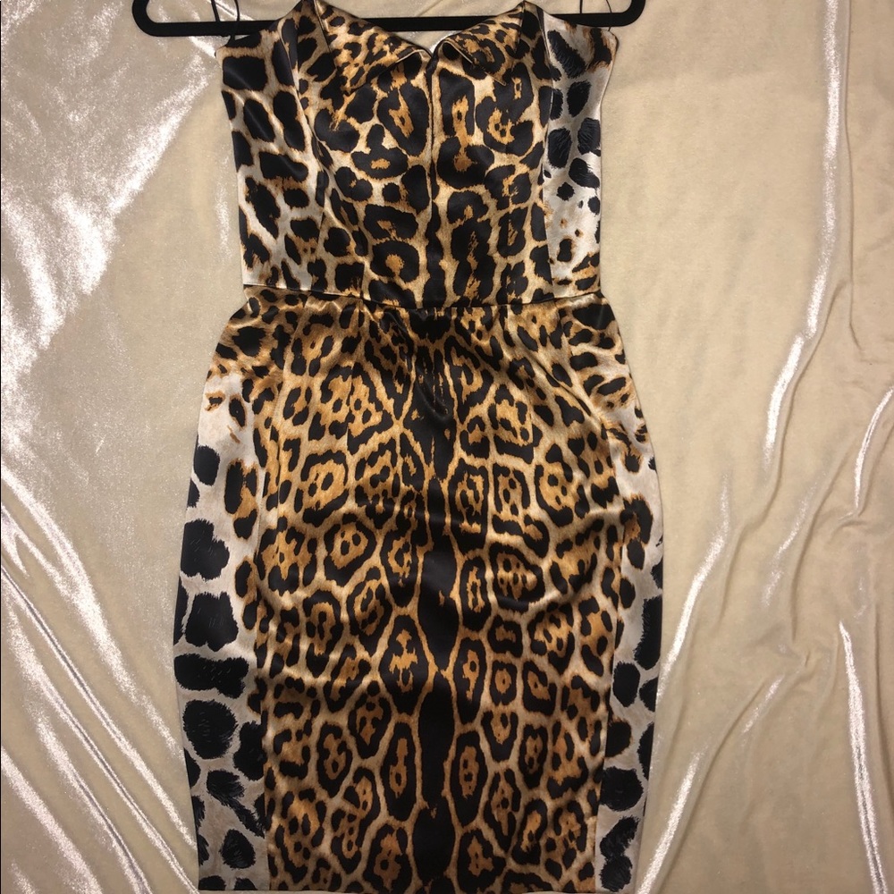 Yves Saint Laurent Strapless Cocktail Dress